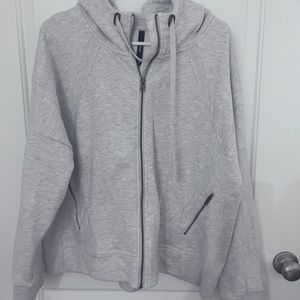 Ease Relaxed Zip Up Hoodie